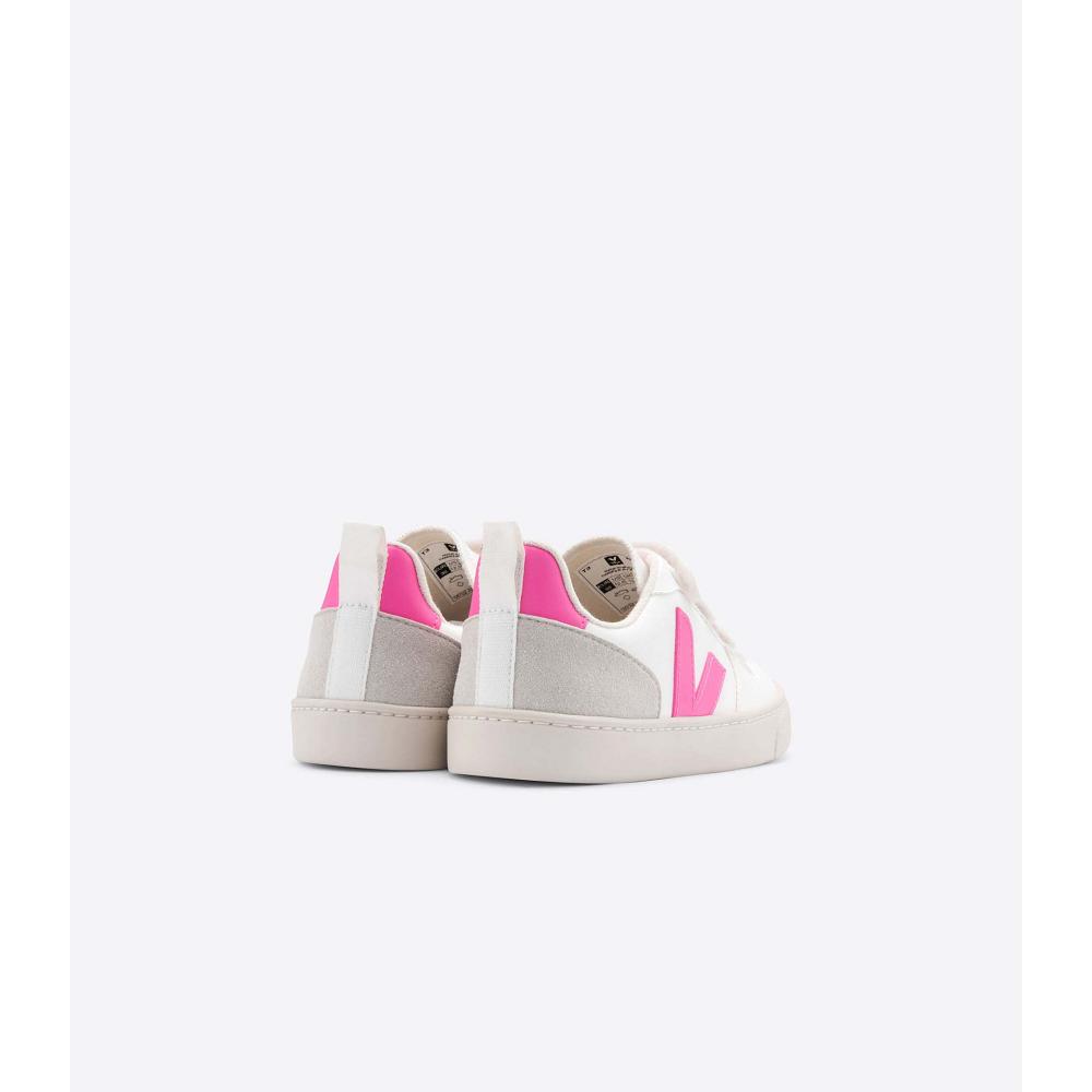 Veja V-10 CWL Joggesko Barn White/Purple | NO 845MQZ